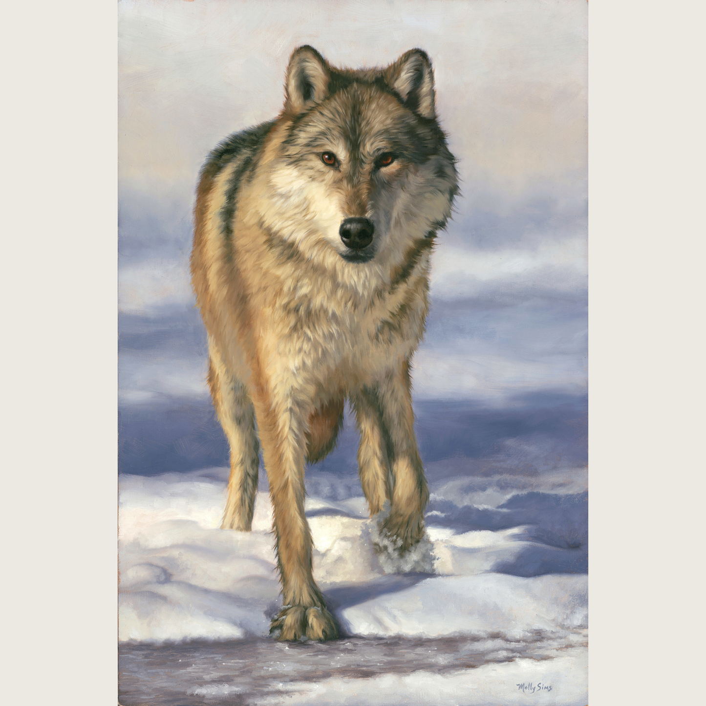 Lone Wolf ~ 16” x 24” ~ Print