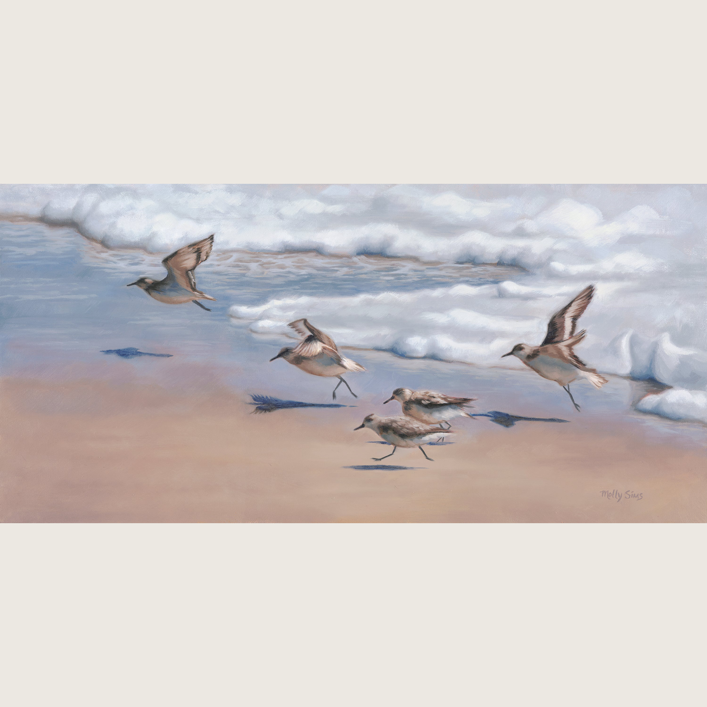 Speedy Retreat ~ 12" x 24" ~ Print