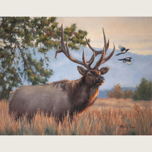 SOLD ~ Early Autumn Morning ~ 11" x 14" ~ CDA Miniatures By the Lake Art Show