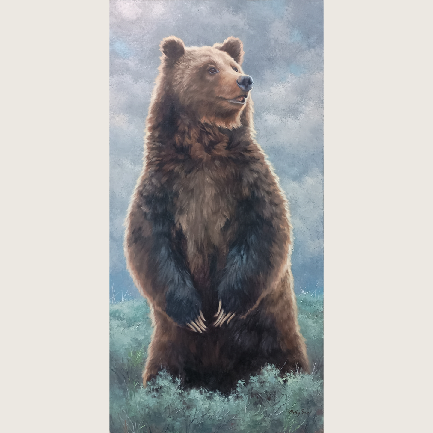 SOLD ~ Queen of Tetons ~ 40" x 20" ~ Beartooth Gallery