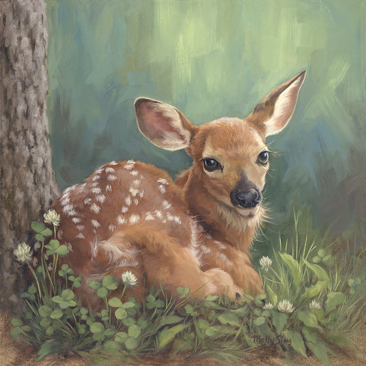 Resting in the Clover ~ 12" x 12" ~ Print