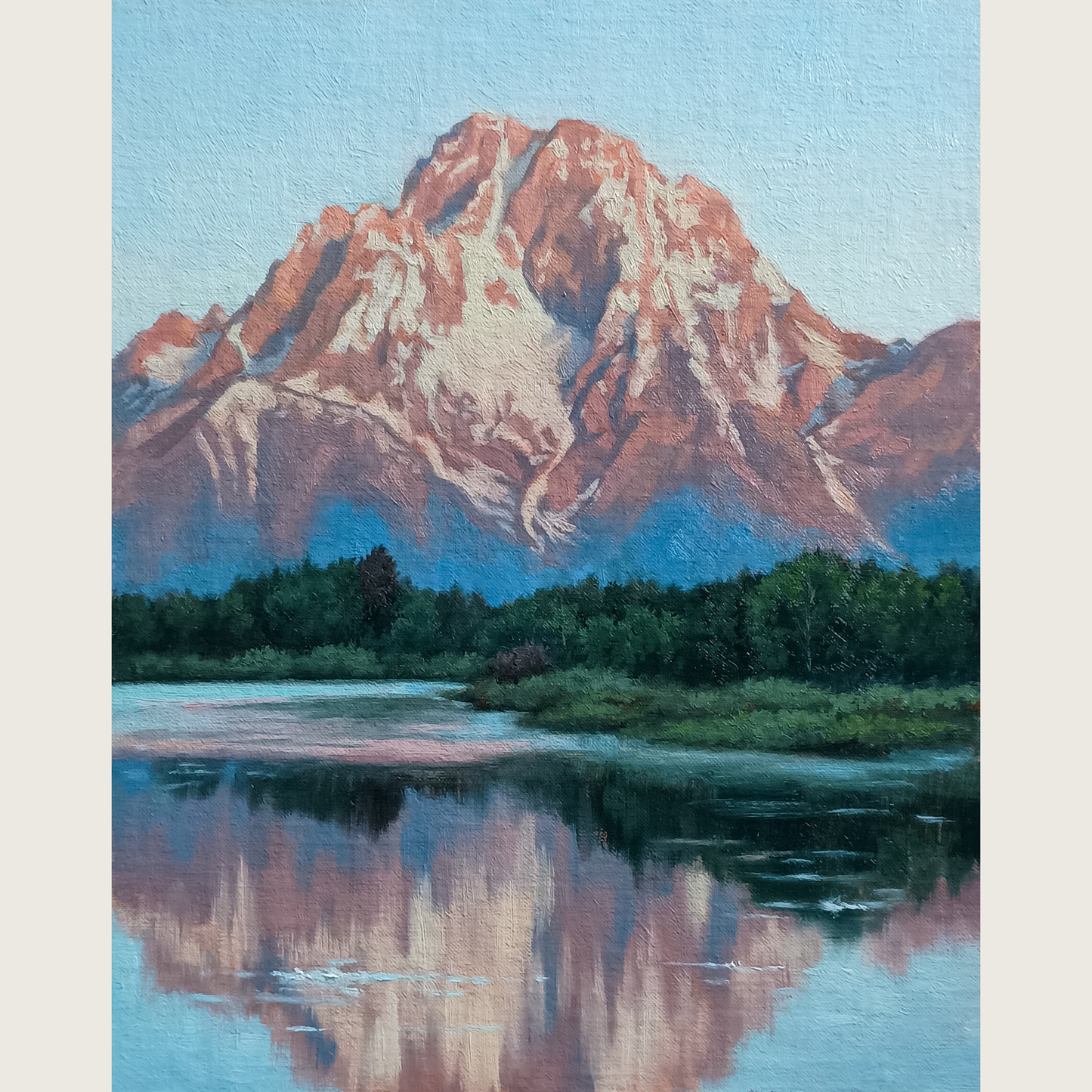 Teton Sunrise ~ 8" x 10"
