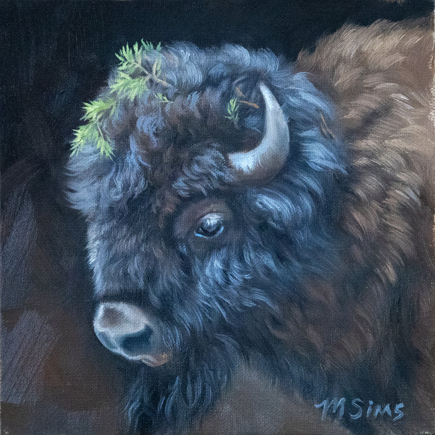 The Headdress ~ 6"x6"