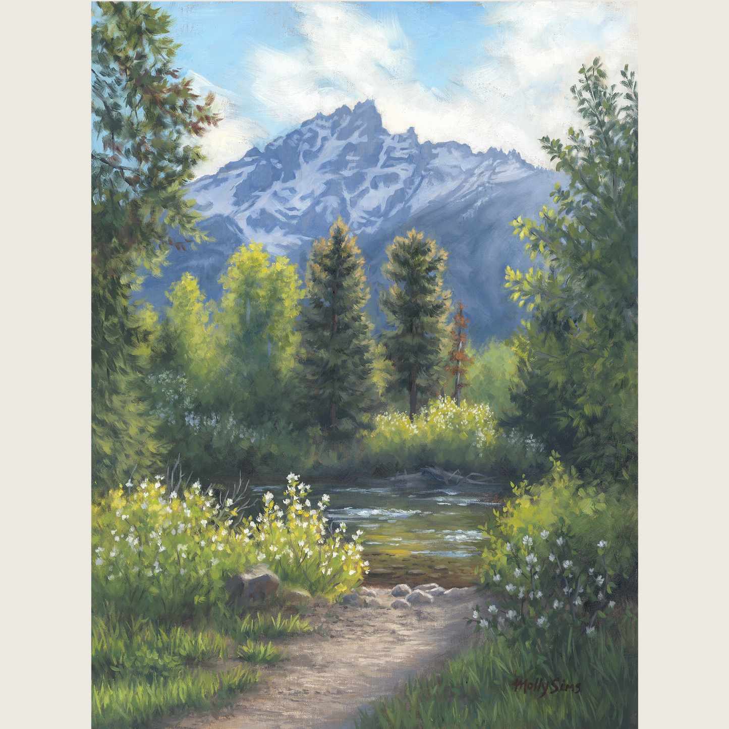 View at Jenny Lake ~ 12" x 16" ~ Print